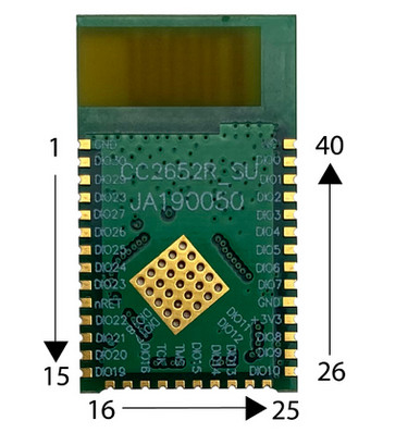 Module multi du protocole Cc2652 pour la grille futée et la lecture de compteur automatique