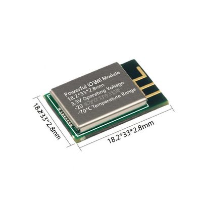 Module WiFi IoT puissant 18,2*33*2,8 mm Tension de fonctionnement 3,3 V - Plage de température de -20 à 70 °C