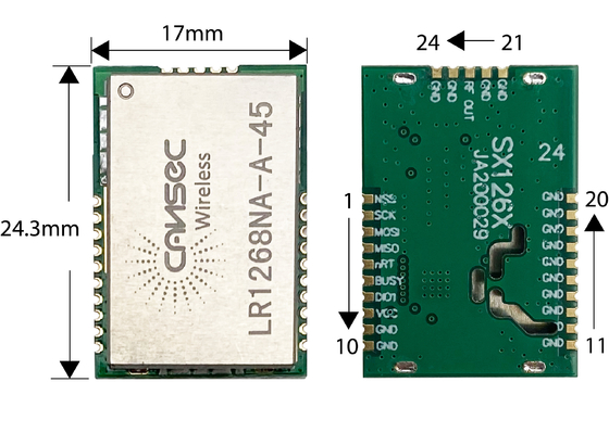 Sortie sans fil Lora Transmitter Module Cansec Lr 1268na-G Sx1278 d'Iot rf