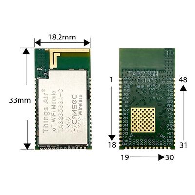jeu de puces à deux bandes du Ti CC3235 du module TA3235SSA-C de 2.4G 5G Wifi